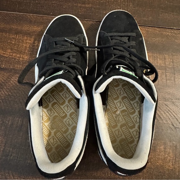 Puma Suede Classic Sneakers Black White Retro Men's Size 14 - Picture 5 of 8